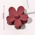 thumbnail image 2 of 8 Colors Cute Flower Hair Clips Big Matte Hair Clips Claw Clips for Women Thick Thin Hair,Large Neutral Hair Clips for Girls, 2 of 3