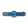 thumbnail image 2 of Tarjeta De Estacionamiento Temporal Para Automóvil Con Ventosas Y Soportes Placa De Estacionamiento Para Número De Teléfono Diy Placa De Matrícula Con Estilo Para Automóvil Speravity VI009011-01, 2 of 6