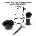 thumbnail image 1 of Ymiko Shaving Set, 4 Pieceshaving Kits Soap Bowl, For Shaving Men, 1 of 8