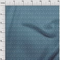 thumbnail image 2 of oneOone Cotton Cambric Teal Blue Fabric Geometric Bandhani Sewing Fabric By The Yard Printed Diy Clothing Sewing Supplies 56 Inch Wide, 2 of 4