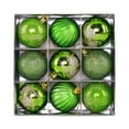thumbnail image 3 of 9 Piezas Bolas de Navidad Esferas Colgantes Decorativas Irrompibles Orbes Redondos Material Pp Adecuadas para Centro de Mesa Celebración Compromiso Ár verde, 3 of 8