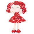 thumbnail image 4 of Gloveleya Doll Baby Dolls Soft Doll Baby Girl Gifts Curly Hair Polka Dot Red Dress Spring Girl 12inches, 4 of 11