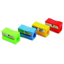 Eisen Pencil Sharpener, 1"Wx5/8"Dx1/2"H, Assorted, 25 Pencil Sharpeners (TPG105)