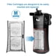 thumbnail image 3 of Filtro interno para acuarios AQQA, sumergible, potencia 79 GPH, 4,5 W, 3 of 7