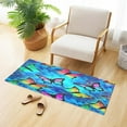 thumbnail image 2 of Dreamtimes Colorful Butterflies Kitchen Mat 20"x39", Non Skid Kitchen Runner Rug Absorbent Resist Dirt Kitchen Floor Mat Comfort Standing Mat for Kitchen, Floor, Office, Sink, Laundry, 2 of 6