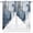Blue, variant on Swag Curtains Valances for Windows, Navy Blue Christmas Snowman Short Kitchen Window Curtains Over Sink, Winter Snowflakes Cafe Curtains Panel Set Of 2,Rod Pocket, 36 Inches Length