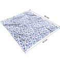 thumbnail image 4 of Light Blue Butterfly Purple Pattern Blanket,Comfortable Soft Lamb Wool Throw Blanket,All Season,Warm Lightweight Blankets for Sofa Bed Couch Living Room Chair,50"x60", 4 of 4