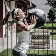 thumbnail image 4 of Dynamax Accelerator I 8 Pound 4 Inch Diameter Fitness Medicine Ball, Black/Gray, 4 of 7