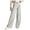 Mint Green, variant on Womens Casual Wide Leg Dress Pants High Waist Tailored Button Down Trousers With Pockets Womens Elastic Waist Dress Pants