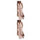 thumbnail image 3 of Jumpingount Vestido de verano elegante y elegante para mujer: imprescindible para todas las mujeres Otro vestido informal para mujer de salón rosa albaricoque SG 2Conjunto, 3 of 6