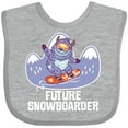 thumbnail image 3 of Inktastic Snowboarding Future Snowboarder Boys or Girls Baby Bib, 3 of 4
