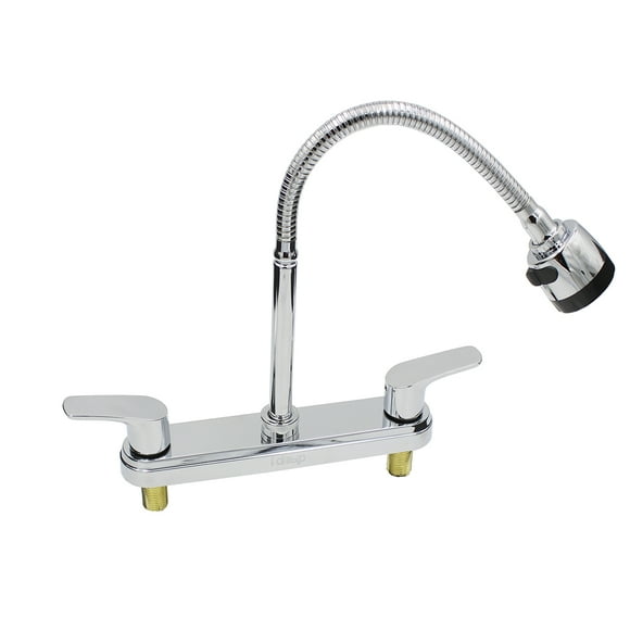Llave Mezcladora Agua Fregadero O Tarja De Cocina Idrop Cromado 2 Funciones Manerales Pato