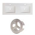 thumbnail image 1 of American Imaginations 48-in. W Ceramic Top Set White AI-24333, 1 of 7