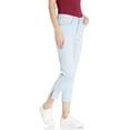 thumbnail image 3 of Levi's Women's Light Blue Classic Crop Side Slit Jeans, 8/ W 29, 3 of 3