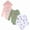 Baby pink / white / light green, variant on Classics Dumbo Bambi Simba 3 Pack Cosplay Bodysuits Newborn to Infant