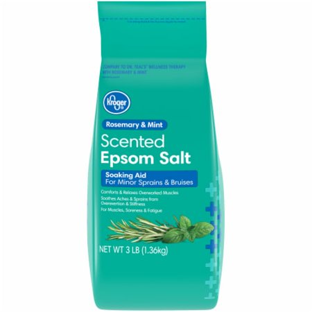 KR Rosemary & Mint Scented Epsom Salt Soaking Aid - 3 lb