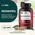 thumbnail image 2 of RESVERATROL Life360+ 120 Cápsulas con Vitamina C, 2 of 7