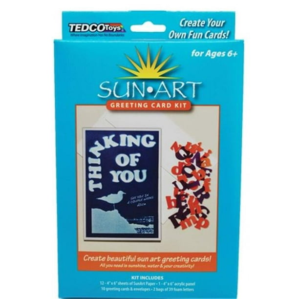 Tedco Toys 88053 Kit de Carte de Voeux Sun Art