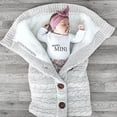 thumbnail image 4 of Landau pour Bébé, Sac de Couchage Extérieur en Peluche Doux et Chaud, Poussette d'Hiver Tricotée pour Bébé – Chaud, 4 of 8