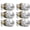 Brushed Nickel, variant on Black Door Knobs, 6 Pack Privacy Door Knobs Interior Door Knobs for Bedroom/Bathroom Keyless Doorknobs Interior/Exterior Lockset, Black Modern Design Door Hardware