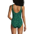thumbnail image 2 of Lands' End Women's Chlorine Resistant High Leg Soft Cup Tugless Sporty One Piece Swimsuit, 2 of 3
