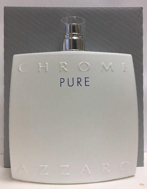 Azzaro Chrome Pure for men by Azzaro 3.4 oz Eau De Toilette Sp.3.3oz/100 ml NO BOX Walmart