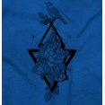 thumbnail image 2 of Bird Triangle Rose Floral Spiritual Women Crewneck Sweatshirt Brisco Brands L, 2 of 6