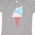 thumbnail image 4 of Inktastic Ice Cream Cone with Heart Boys or Girls Baby Bodysuit, 4 of 5