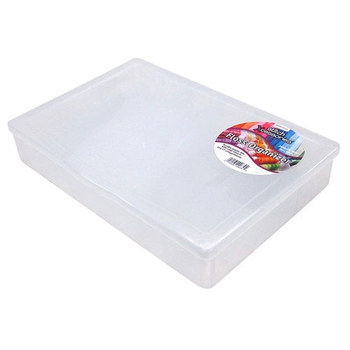 Janlynn Plastic 10.5"x7"x1.75" Cross-Stitch Floss Holder Box