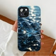 thumbnail image 2 of Heart - shaped Sparkling Water Ripple Case for Couples Valentine’s Day Gift Compatible with iPhone 11/12/13/14/15/16 (Pro Max/Plus), 2 of 9
