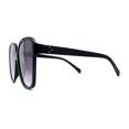 thumbnail image 3 of Oversized Retro Mod Thin Plastic Womens Butterfly Sunglasses Black Purple, 3 of 4