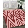 thumbnail image 2 of Ahgly Company Indoor Rectangle Patterned Pastel Pink Area Rugs, 2' x 4', 2 of 6