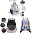 thumbnail image 6 of Jeiento 16 Inch Backpack And Lunch Box Set for Kids Boys Girls, 5 Piece Mermaid Scale Axolotl Elementary School Supplies with Pencil Case, Bottle Bag, Keychain, Padded Straps, 6 of 6