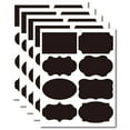 thumbnail image 2 of Etiquetas para Frascos ShuxiuWang Adhesivas Fashion Pizarra Almacenamiento Negro, 2 of 5