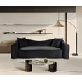 thumbnail image 2 of Meridian Furniture Destin Black Velvet Sofa, 2 of 21