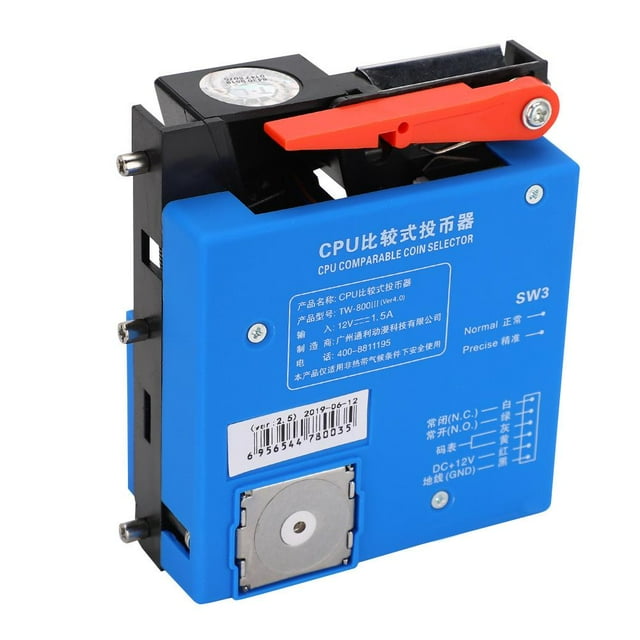 Ccdes TW-800 lll CPU Comparable Type Coin Selector Coin Acceptor For Large-scale Games,Coin Selector, Games Coin Acceptor