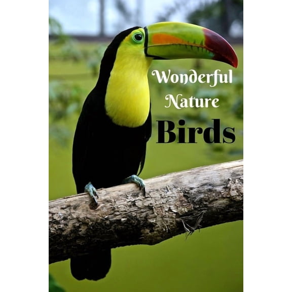 Wonderful Nature Birds: Picture book gift for seniors with Dementia or patients with Alzheimer's. 40 full color photogra, (Paperback)