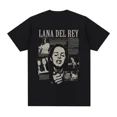 thumbnail image 2 of Camiseta de la cantante Lana Del Rey, camiseta del álbum de música Ultraviolence, camisetas de manga corta vintage de hip hop para hombres y mujeres, ropa urbana gótica, 2 of 5