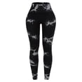 thumbnail image 2 of Seamless Cutting High Waist Yoga Pants For Women Black Gym Wear Suitable For Various Exercises 1Pcs, 2 of 2
