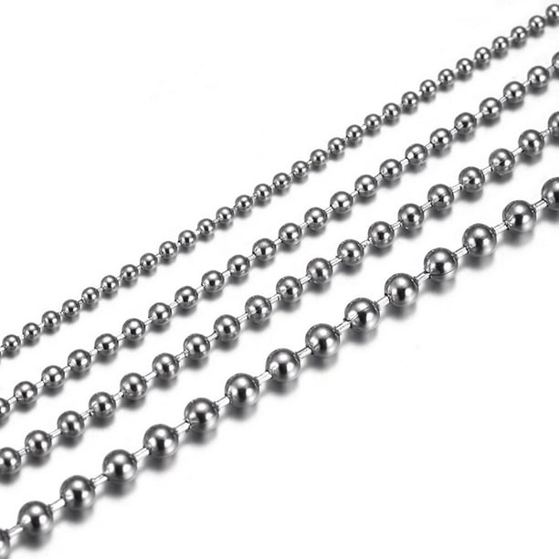 Stainless Steel Silver Ball Chain by INFINIQUE CREATIONS Bracelet and