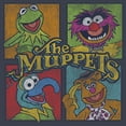 thumbnail image 2 of Men's The Muppets Character Panels  Graphic Tee Navy Blue Heather X Large, 2 of 4