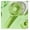 Green, variant on White Portable Mini Hand Fan with 3 Speeds - USB Rechargeable Personal Fan, Perfect for Travel, Outdoor, Home and Stylish Girls, 4.3x9.0"
