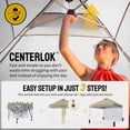 thumbnail image 5 of CROWN SHADES 10'x10' Instant Canopy Tent with 1 Sidewall with One Push Setup Sun Shelter for Events Parties Beige, 5 of 8
