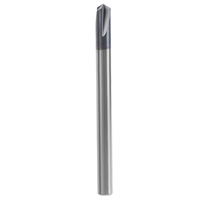 Herramienta de fresado de extremo para biselado, Taladro cortador de chaflán de 3 flautas Herramienta de perforación CNC Broca cortadora de chaflán de flauta Materiales ecológicos