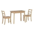 thumbnail image 2 of Pemberly Row 3-Piece Modern Wood Dining Set with Storage in Gray Wash, 2 of 20