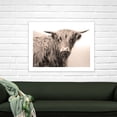 thumbnail image 3 of Wall Art Prints - Unframed HD Printed Travel Picture Poster Decorations for Home Decor Living Dining Bedroom Bathroom College Dorm Room by Humble Chic NY, Highland Cow, Black, White, Sepia, Light Brow, 3 of 7
