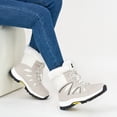 thumbnail image 7 of Ecetana Snow Boots for Women Mid-Calf Winter Boots Lace Up Non-Slip Outdoor Hiking Boots, 7 of 7
