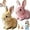 2Pcs-A, variant on Guvpev 2Pcs Bunby - My Realistic Bunny Toys, Interactive Realistic Rabbit Toys That Moves, Jumping, Twitching & Shaking Ears, Easter Bunny Stuffed Animal, Easter Decorations Bunny Dolls, Unique Gifts