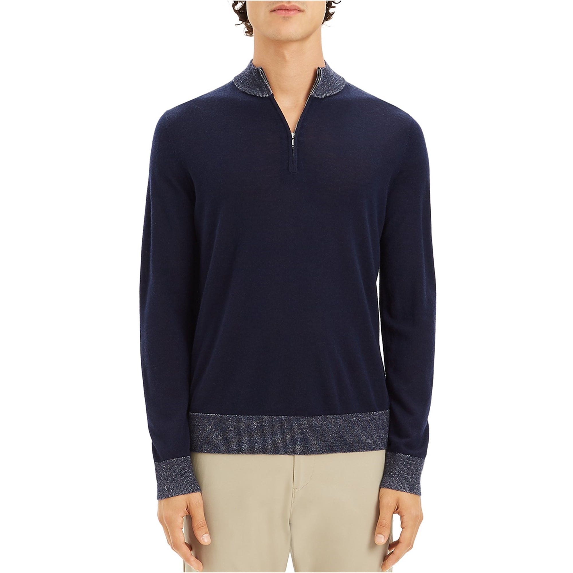 Theory Mens Quarter Zip Pullover 