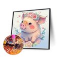 thumbnail image 2 of Pintura de diamante 5D DIY Kit de cerdo de taladro redondo completo artesanía de decoración del hogar (w964) Hugtrwg Para estrenar, 2 of 9